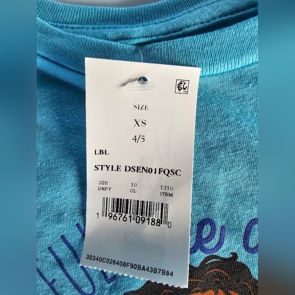 NWT Disney Encanto Girls' Mirabel Kids T-Shirt Turquoise XS (4/5) - Picture 5 of 6